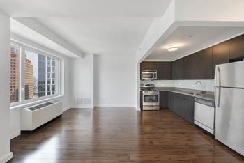 Living and kitchen